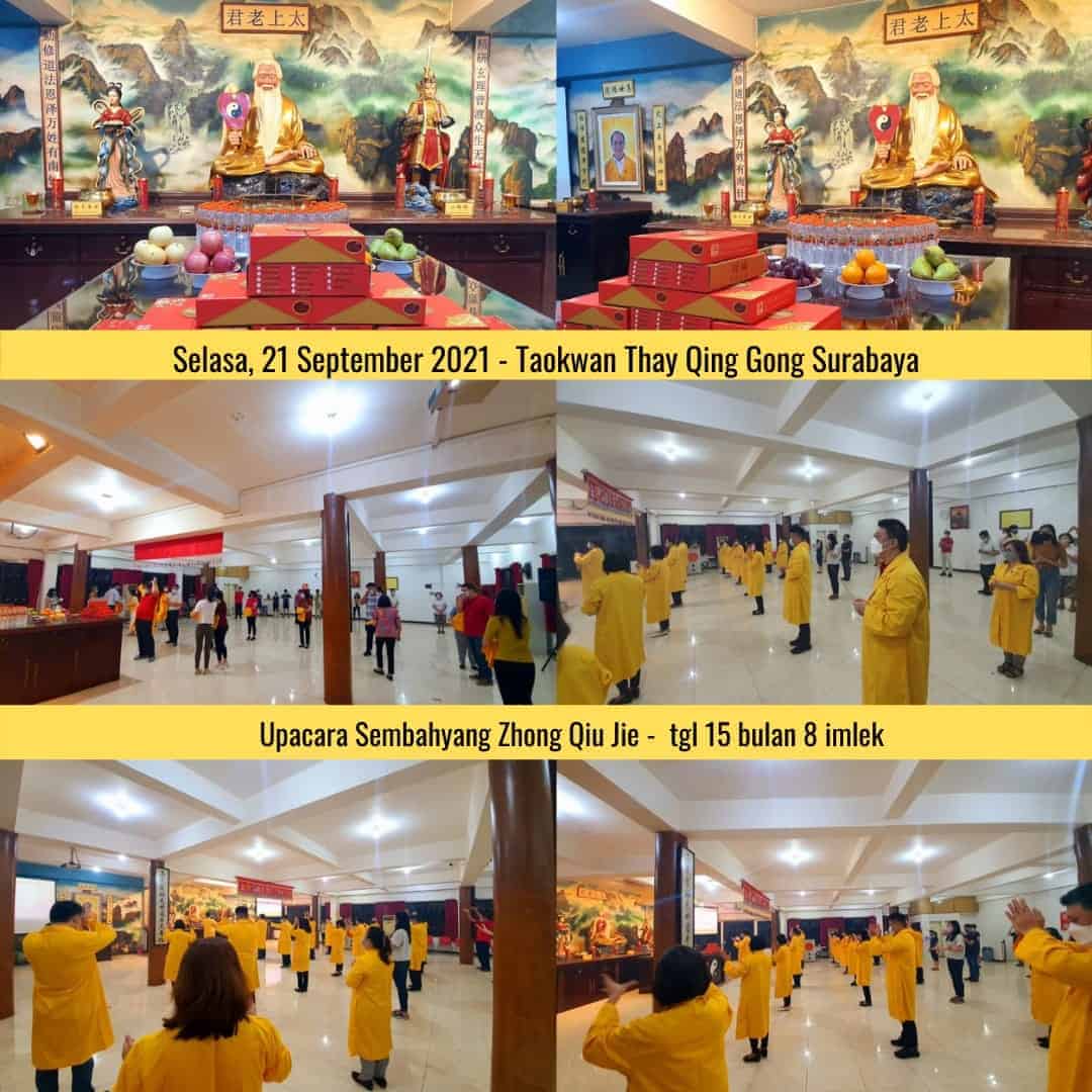 Upacara & Sembahyang Zhong Qiu Jie di Taokwan Thay Qing Gong Surabaya