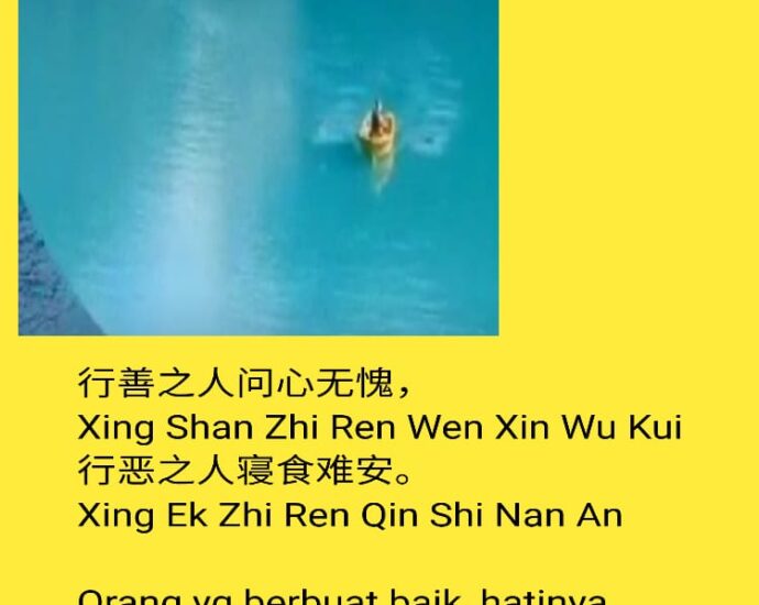 Orang Yang Berbuat Baik, Tidak Takut Hatinya