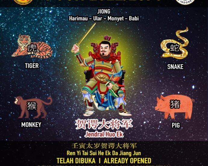 Telah Dibuka Poun 2022 / 2573 : Paguyuban Umat Tao Indonesia