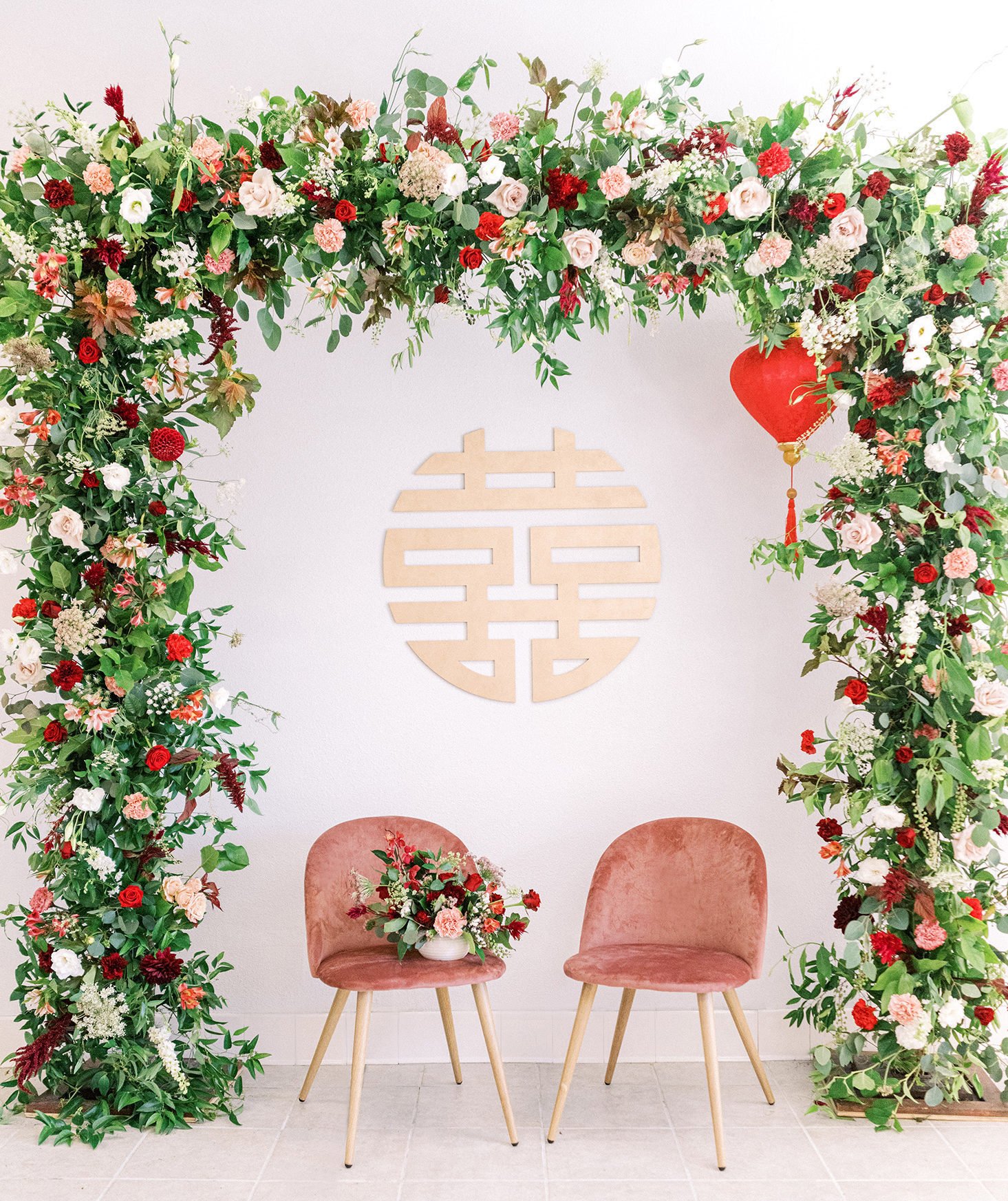 Bunga Dalam Pernikahan Adat Tionghoa