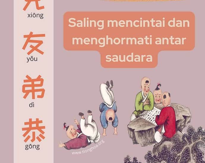 Saling Mencintai dan Menghormati Antar Saudara