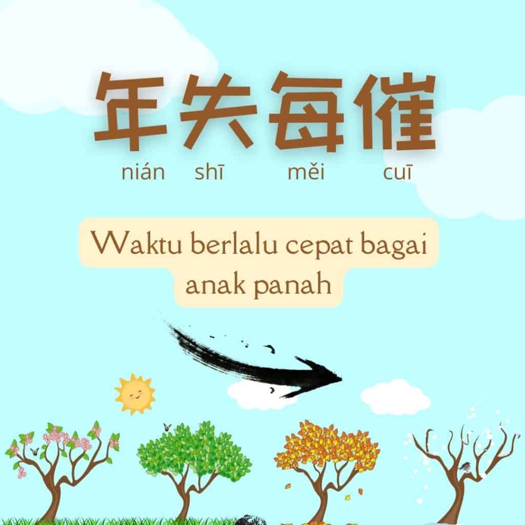 Waktu Berlalu Cepat Bagai Anak Panah (年失每催)