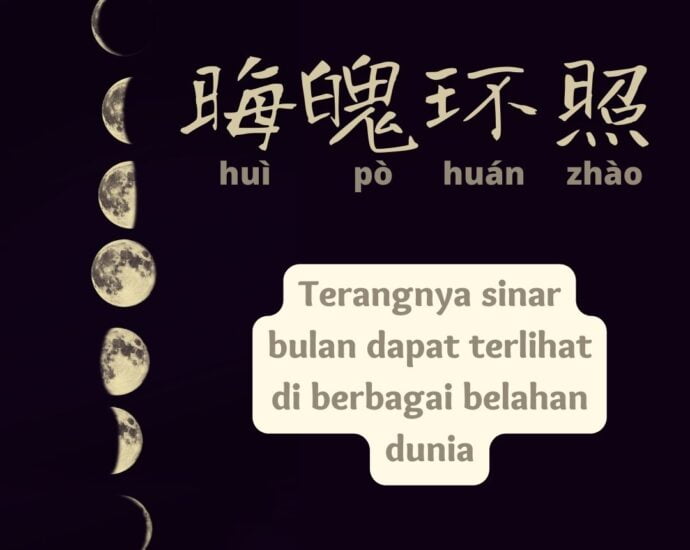 Terang Sinar Bulan Terlihat Di Berbagai Belahan Dunia (晦魄环照)