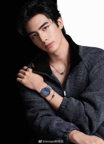 Foto Song Weilong Untuk Jam Tangan Emporio Armani