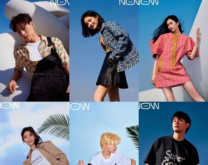 Jeffrey Tung, Li Yitong, Liu Lingzi, Xing Fei, Lin Fan & Yao Chen Untuk Marie Claire Now