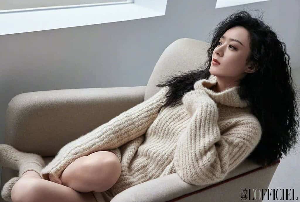 Tionghoa Org - Zhao Liying di Pemotretan Sampul Majalah L'Officiel China Edisi Oktober 2022 - 5