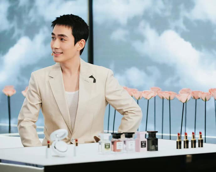 Zhu Yilong Untuk Acara Streaming Langsung Tom Ford Beauty
