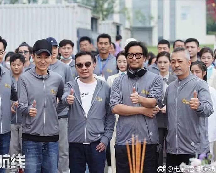 Tionghoa Org - Film Aksi Crisis Route Yang Dibintangi Andy Lau Telah Menggelar Upacara Syuting - 2