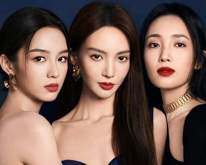 Tionghoa Org - Potret Jin Chen, Zhou Ye & Wang Zixuan Untuk Lancôme - 1