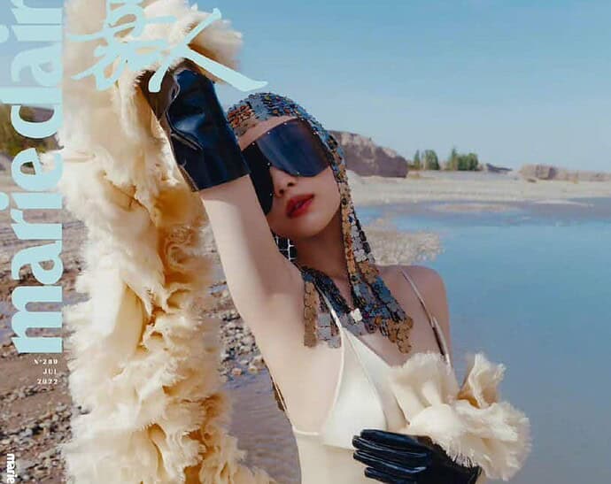 Tionghoa Org - Potret Ni Ni Dalam Sampul Majalah Marie Claire China Edisi Juli 2022 - 1