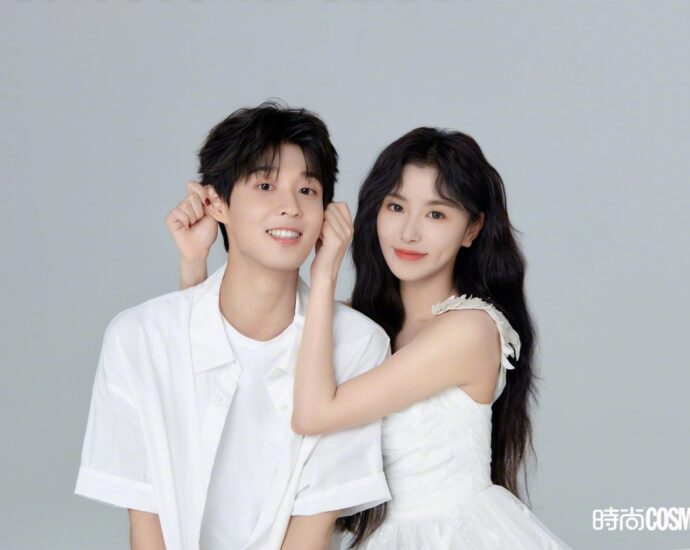 Tionghoa Org - Wu Yuheng & Kong Xue’er Dalam Pemotretan Kolaborasi Majalah Cosmopolitan China x “Sleepless Night” - 4