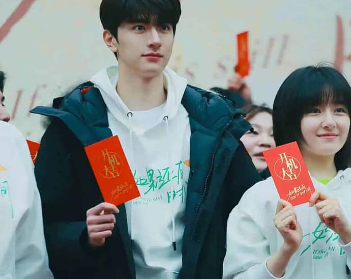 Tionghoa Org - Lin Yi & Li Landi Hadiri Upacara Syuting Drama “If There Is Still Time Left” - 1