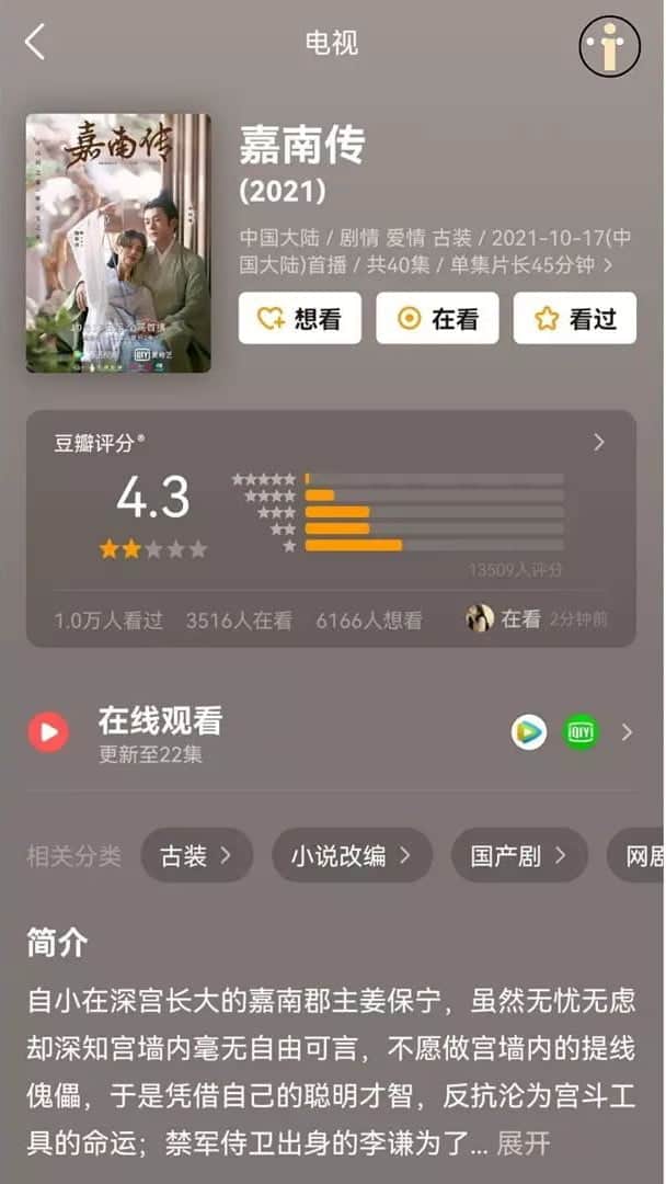 Rating Douban C-Drama “Rebirth For You” Yang Dibintangi Ju JingYi dan Joseph Zeng C-drama romansa sejarah “Rebirth For You / 嘉南传” yang dibintangi Ju JingYi dan Zeng ShunXi (Joseph Zeng) mendapatkan skor Douban sebesar 4,3. Tionghoa org - Rating Douban C-Drama “Rebirth For You” Yang Dibintangi Ju JingYi dan Joseph Zeng -