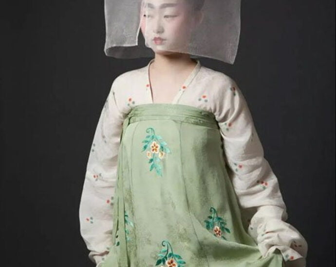 Tionghoa Org - Mili 羃䍦 & Weimao 帷帽, Kerudung Wajah Pakaian Hanfu - 3