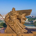 Dewa Guan Gong (關公) / Guan Sheng Di Jun (關聖帝君) di Jingzhou Tiongkok