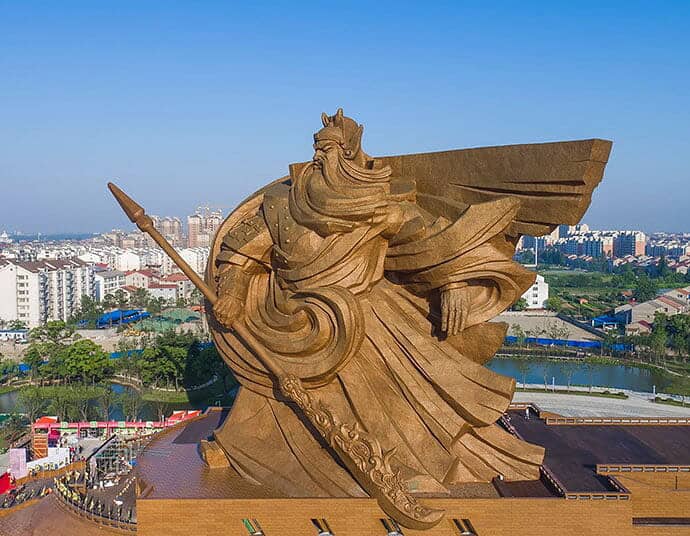 Dewa Guan Gong (關公) / Guan Sheng Di Jun (關聖帝君) di Jingzhou Tiongkok