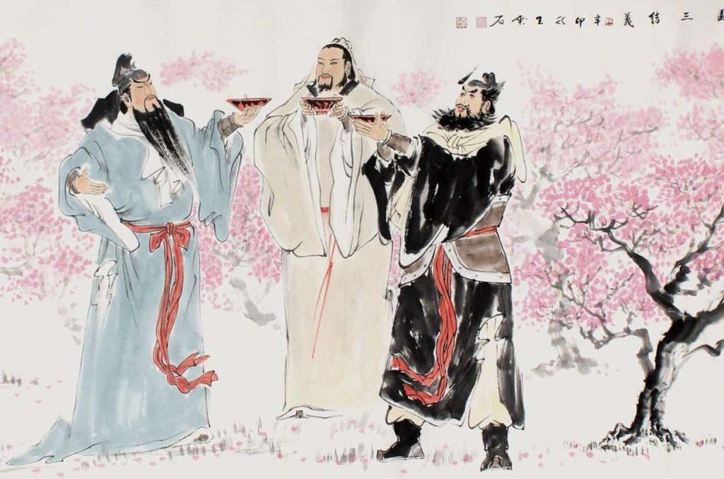 Dewa Guan Gong (關公) / Guan Sheng Di Jun (關聖帝君) Guan Gong (關公) adalah gelar kehormatan untuk Guan Yu (關羽), kemudian dipuja sebagai Guan Di. Guan Gong (關公) memiliki kharisma agung, jenggot panjang, wajah coklat gelap dan bibir merah tua. "Beliau memiliki mata seperti phoenix dan alis lebat baik seperti ulat sutra. Seluruh Penampilannya bermartabat dan menakjubkan." Sumpah Di Kebun Persik