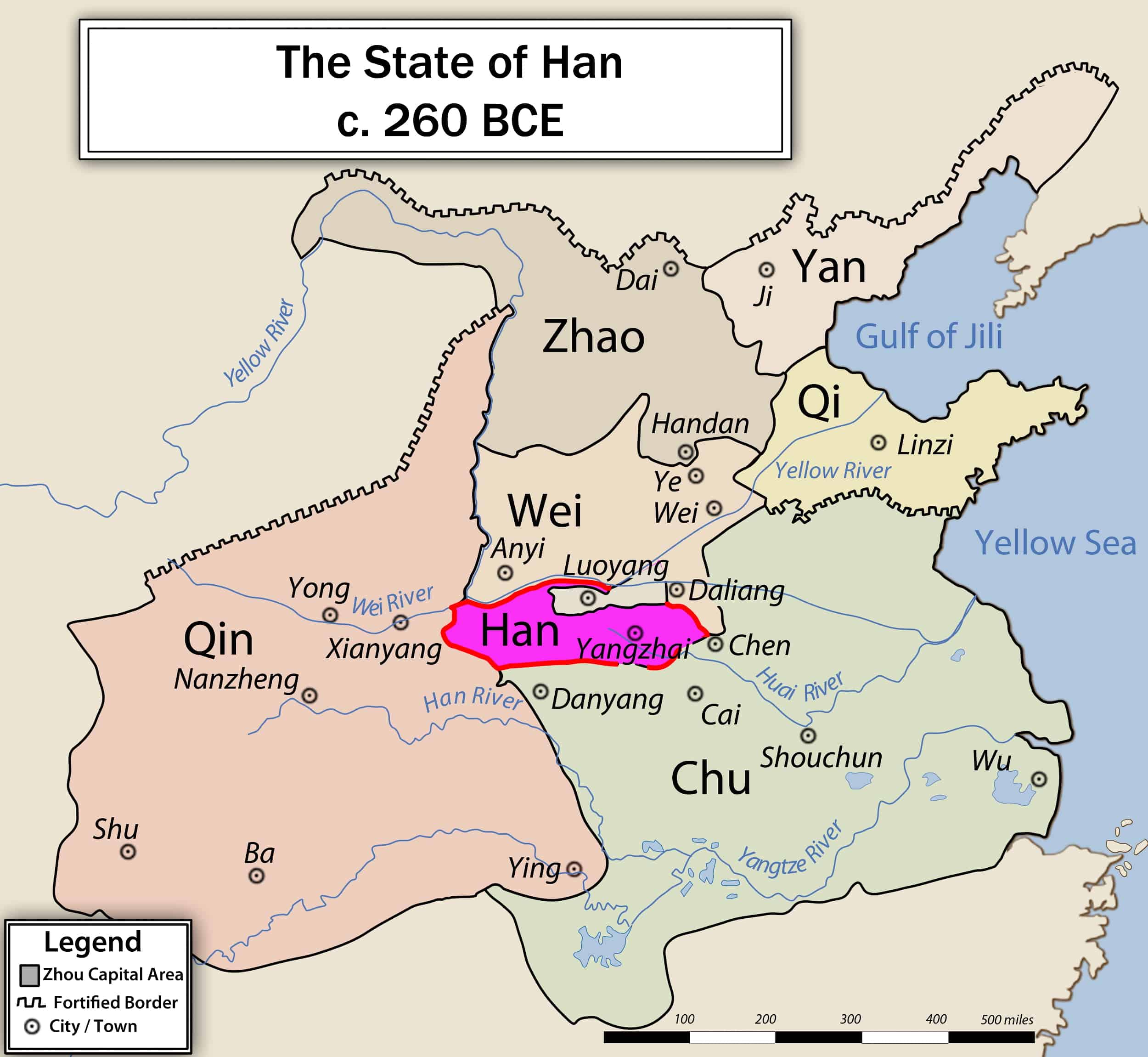 Zheng Guo (郑国): Perancang dan Pembangun Terusan Zhengguo Pada akhir periode Negara-Negara Berperang, sebagai hasil reformasi Shang Yang (Simplified: 商鞅, Traditional: 商鞅, Pinyin: Shāng Yāng) yang terus dijalankan secara bertahap dan berkesinambungan, Negara Qin (Simplified: 秦国, Traditional: 秦國, Pinyin: Qín Guó) menjadi salah satu kekuatan dominan yang semakin besar dan kuat diantara negara-negara lainnya. Negara Han 260SM - Negara-Negara Berperang - 1000x920